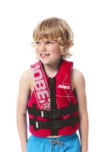 JOBE NEOPRENE VEST KIDS RED