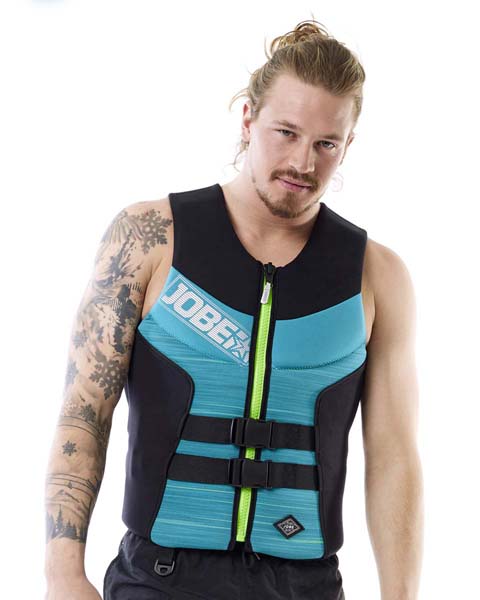 JOBE SEGMENTED VEST MEN TEAL BLUE