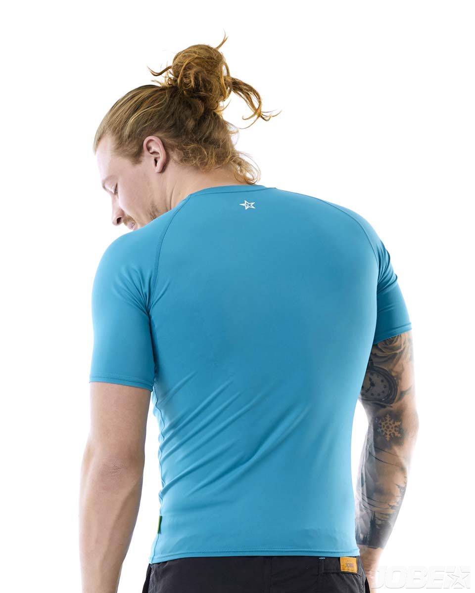 JOBE RASH GUARD MEN TEAL BLUE